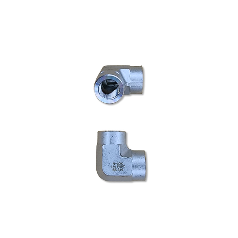1/4" NPT Female 90° Elbow Stainless · Oxygen Service