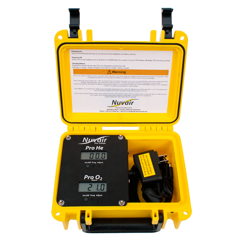 Pro Trimix Alarm Analyzer