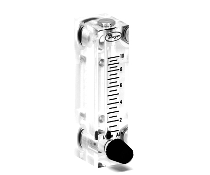 1-10 L/Min Flow Meter with Needle Valve