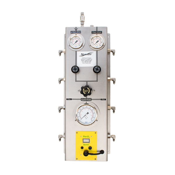 Nuvair compact nitrox fill panel